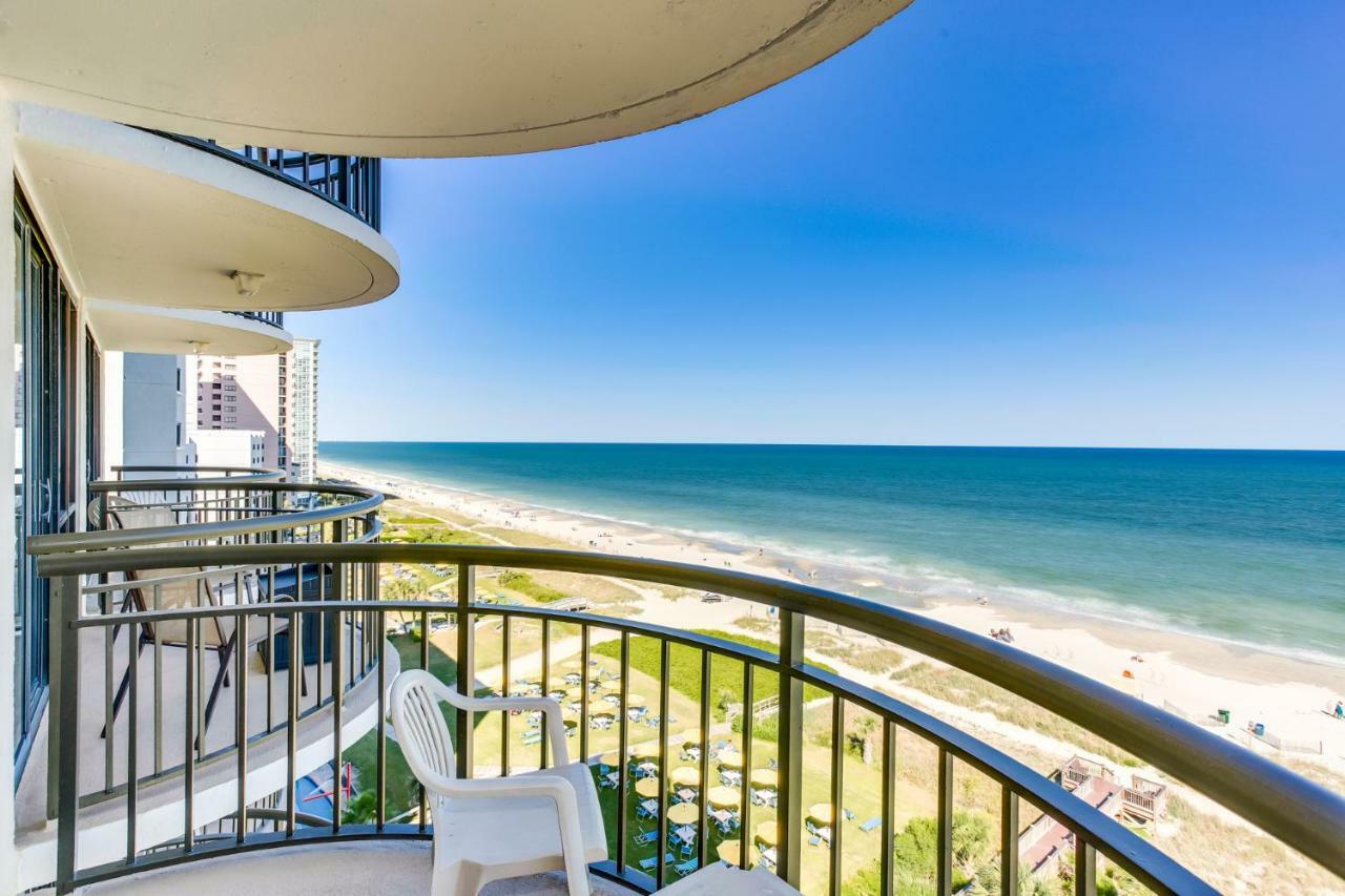 Oceanfront Condo W Balcony King Bed Meridian Plaza شاطئ ميرتل المظهر الخارجي الصورة